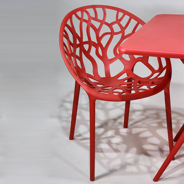 صندلی پلاستیکی شاخ و برگی نگین صندلی پلاستیکی شاخ و برگی نگین